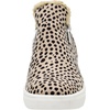 CUSHIONAIRE Women’s Heaven Hidden Wedge Faux Shearling Sneaker +Memory Foam(Spotted Cheetah)
