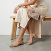 CUSHIONAIRE Women’s Nila one band low block heel sandal +Wide Widths Available(Taupe)
