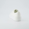 CUSHIONAIRE Women’s Tag Low top Canvas Sneaker +Memory Foam(White Canvas)