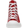 CUSHIONAIRE Women’s Vance high top Canvas Sneaker +Memory Foam(Red)