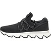 CUSHIONAIRE Women’s Zyler lace up Knit Sneaker +Memory Foam(Black)