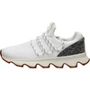 CUSHIONAIRE Women’s Zyler lace up Knit Sneaker +Memory Foam(White)