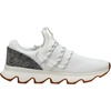 CUSHIONAIRE Women’s Zyler lace up Knit Sneaker +Memory Foam(White)