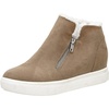 CUSHIONAIRE Women’s Heaven Hidden Wedge Faux Shearling Sneaker +Memory Foam(Taupe)