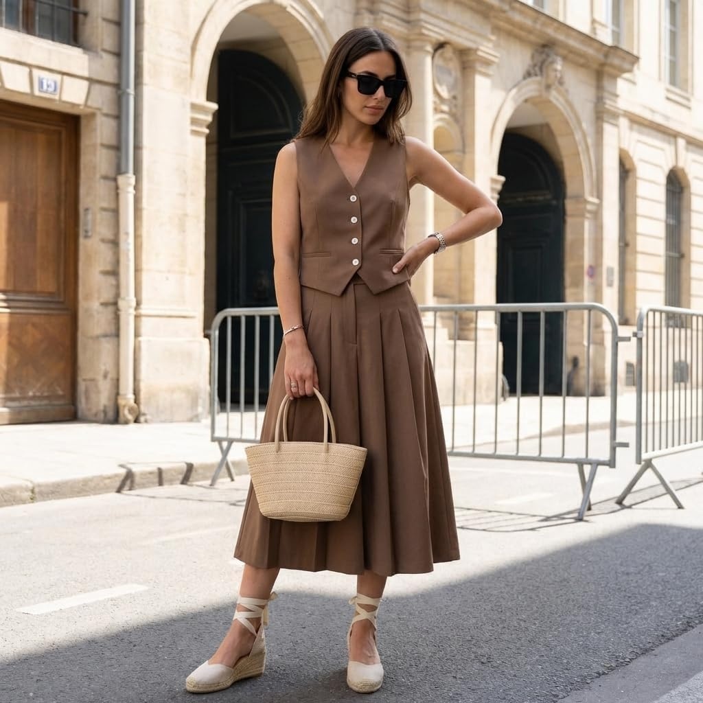 image:imageCUSHIONAIRE Bonita Platform Espadrille Wedge Sandals for Women Closed Toe Lace Up Ankle Wrap Dressy Everyday Womens HeelsBeige