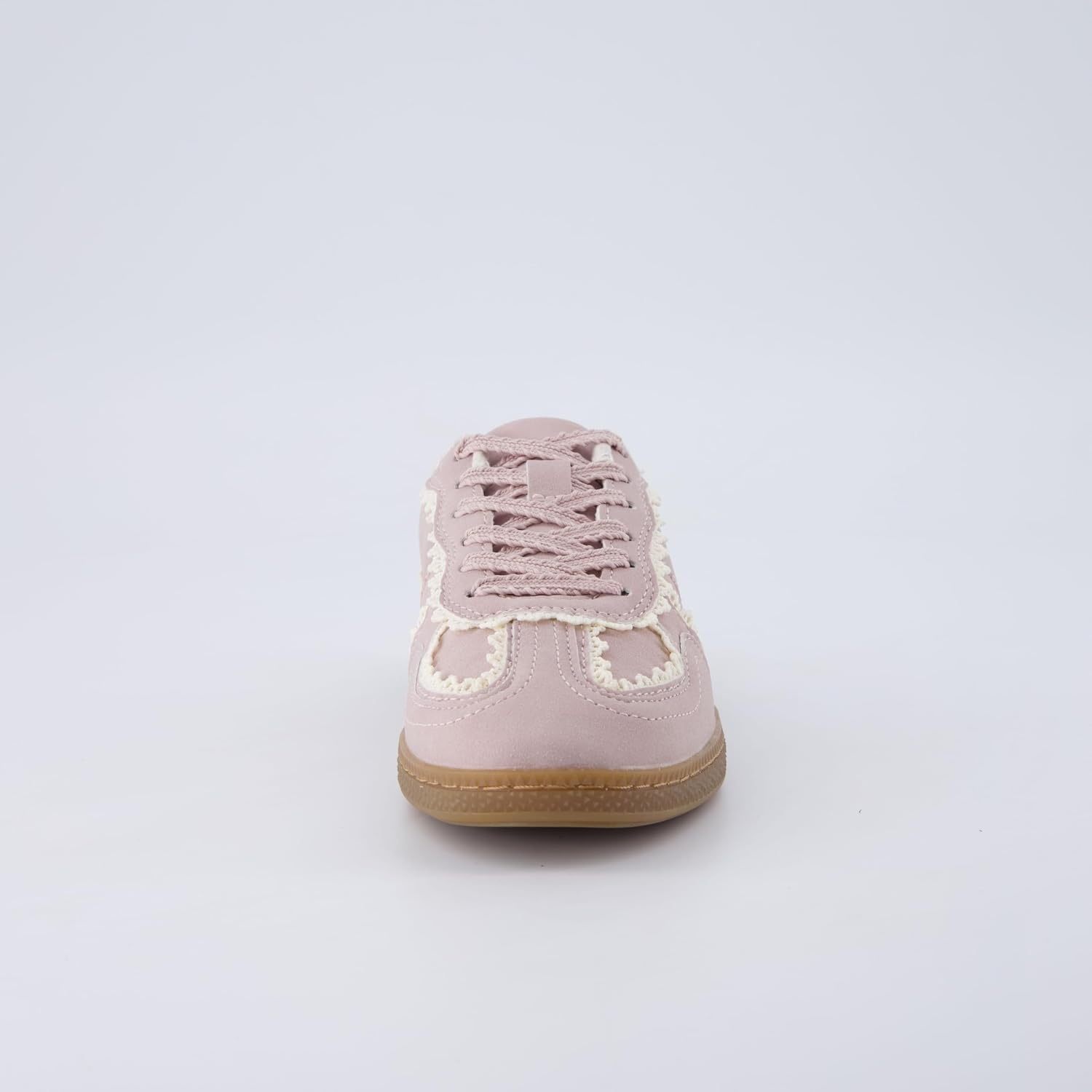 image:imageCUSHIONAIRE Bria Kids Backless Lace up Fashion Sneakers Shoes for GirlsPink