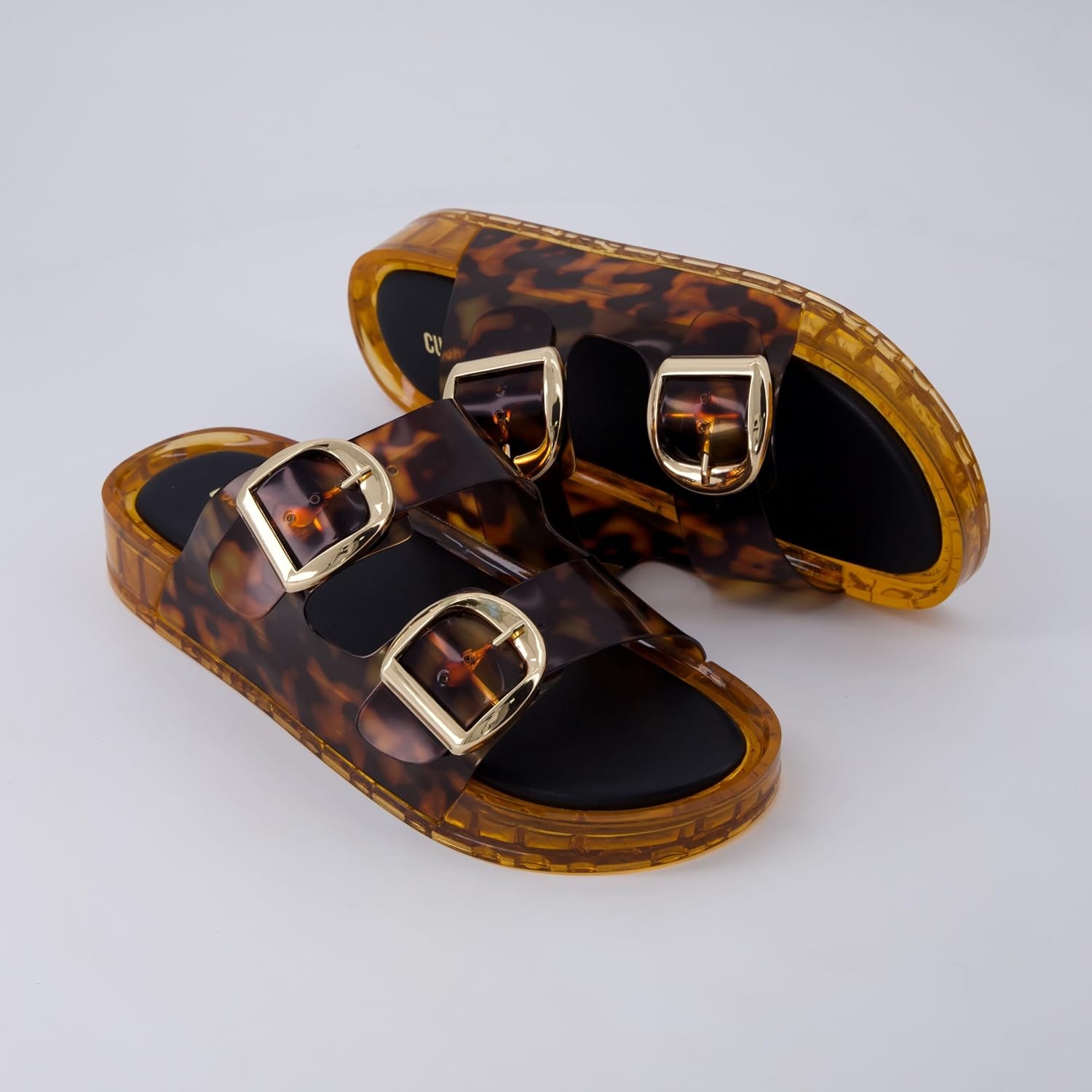 image:imageCUSHIONAIRE Gummie Slip On Jelly Sandals for WomenTortoise