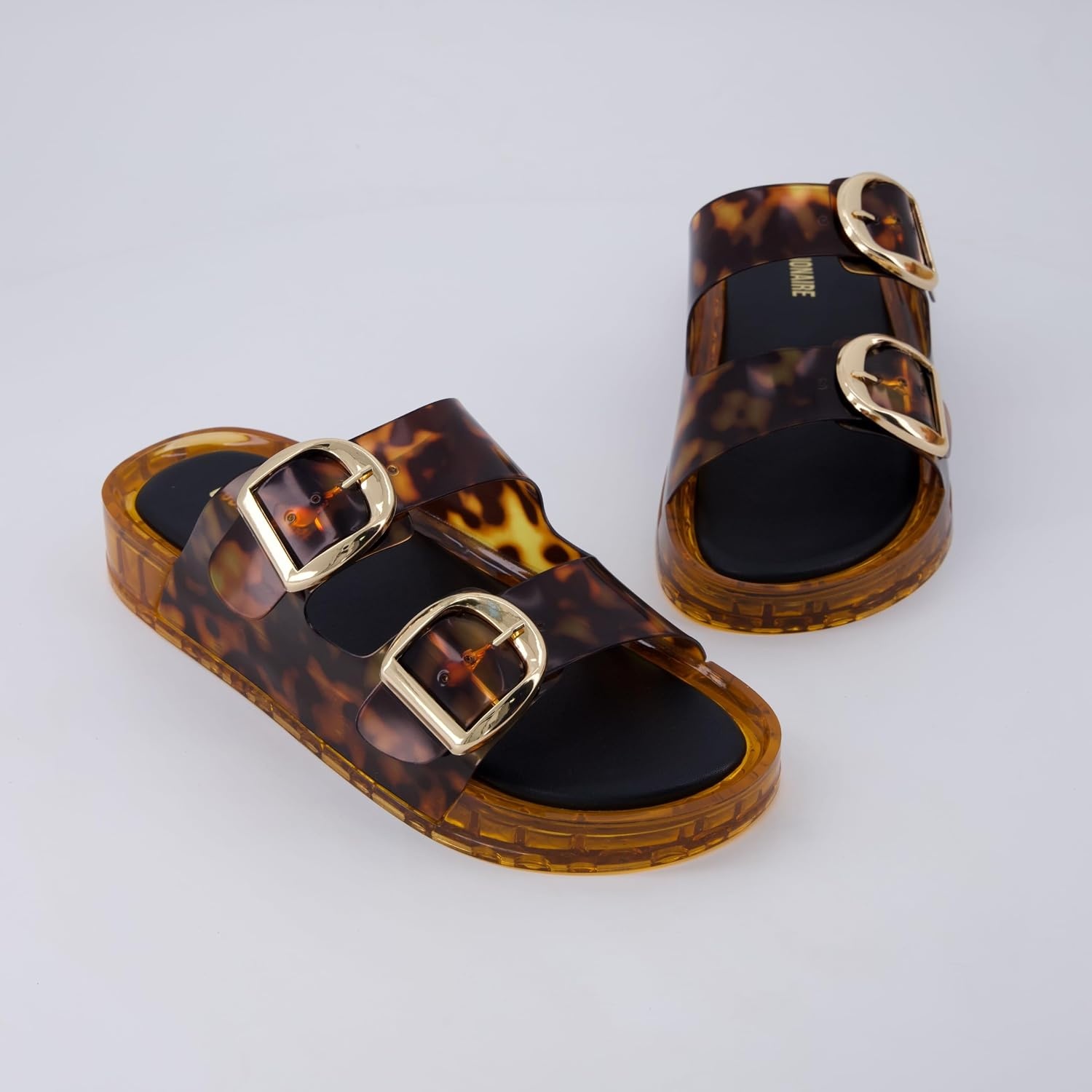 image:imageCUSHIONAIRE Gummie Slip On Jelly Sandals for WomenTortoise