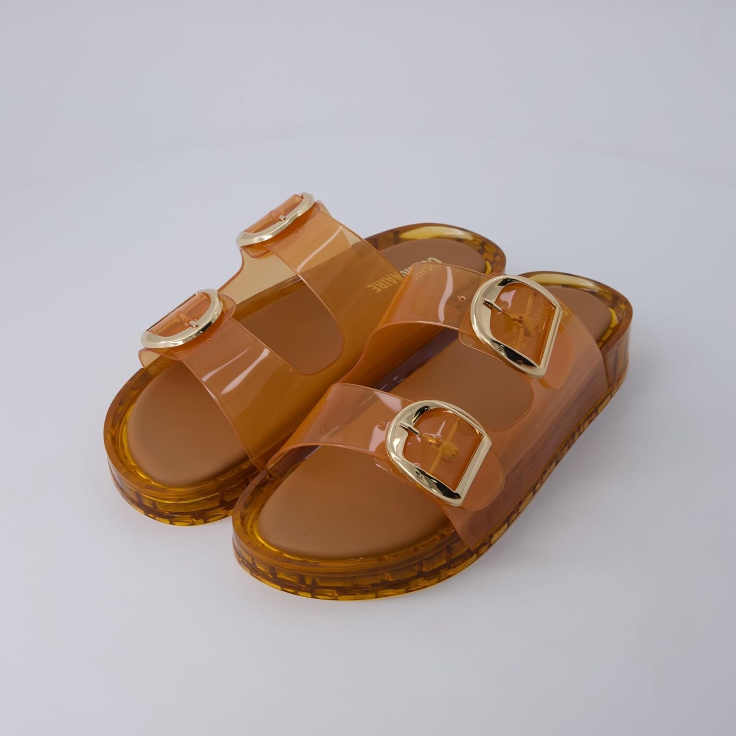 image:imageCUSHIONAIRE Gummie Slip On Jelly Sandals for WomenWhiskey