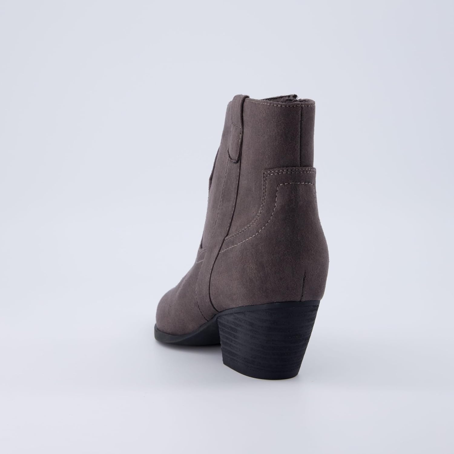 image:imageCUSHIONAIRE Outlaw Cowboy Boots for Women Western Ankle BootiesGrey