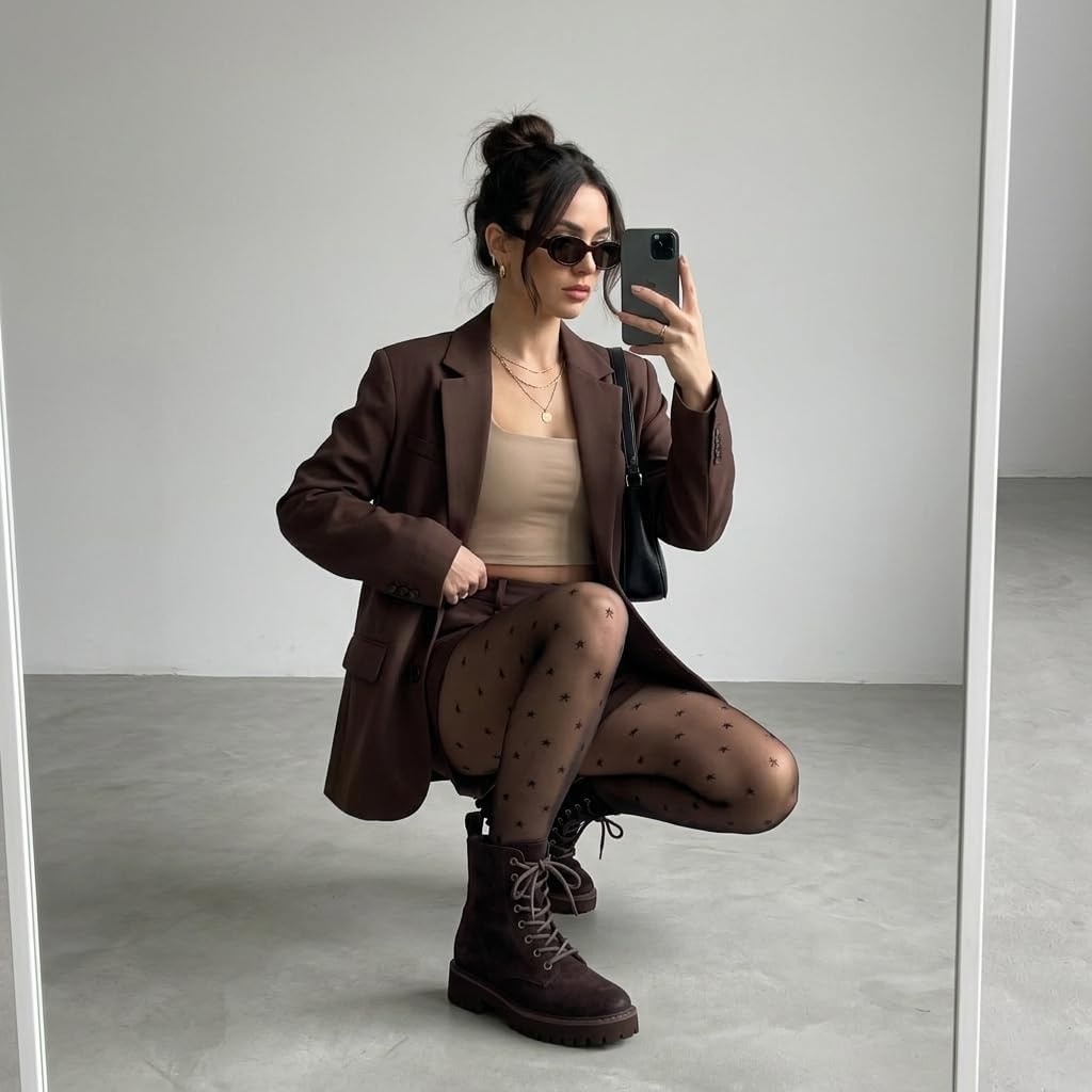 image:imageCUSHIONAIRE Ryker Vegan Leather Combat Boots for Women with Side ZipperCoffee