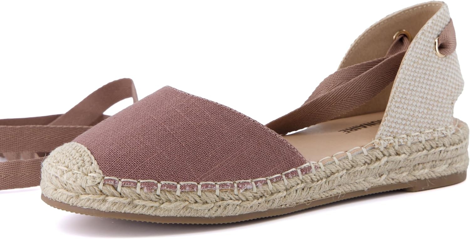image:imageCUSHIONAIRE Talisa Espadrilles for Women Closed Toe Wedge Sandal with Elastic Ankle Strap and Jute Wrapped SoleChocolate
