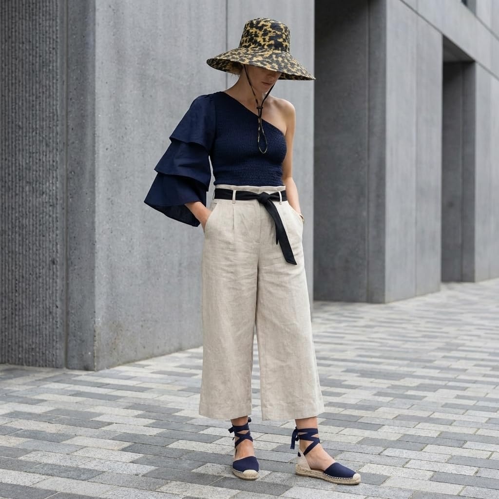 image:imageCUSHIONAIRE Talisa Espadrilles for Women Closed Toe Wedge Sandal with Elastic Ankle Strap and Jute Wrapped SoleNavy