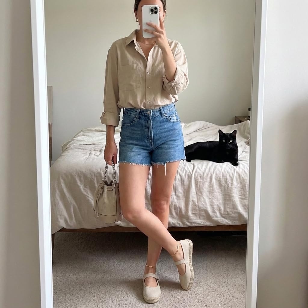 image:imageCUSHIONAIRE Tapas Canvas Mary Jane Flat Espadrilles for Women Cushioned Comfort Closed Toe with Adjustable StrapBeige