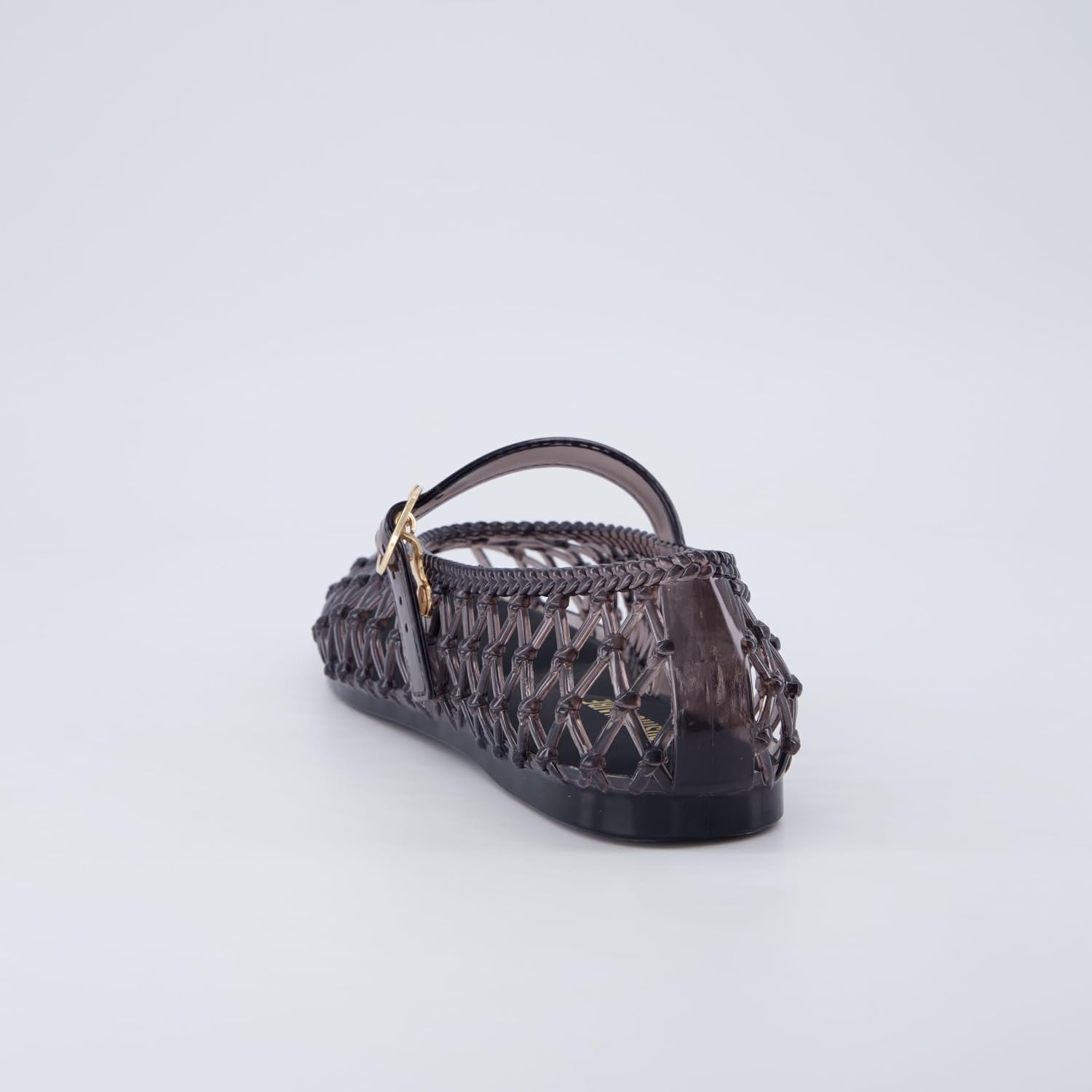 image:imageCUSHIONAIRE Twist Mary Jane Jelly Flats for Women with Adjustable BuckleSmoke