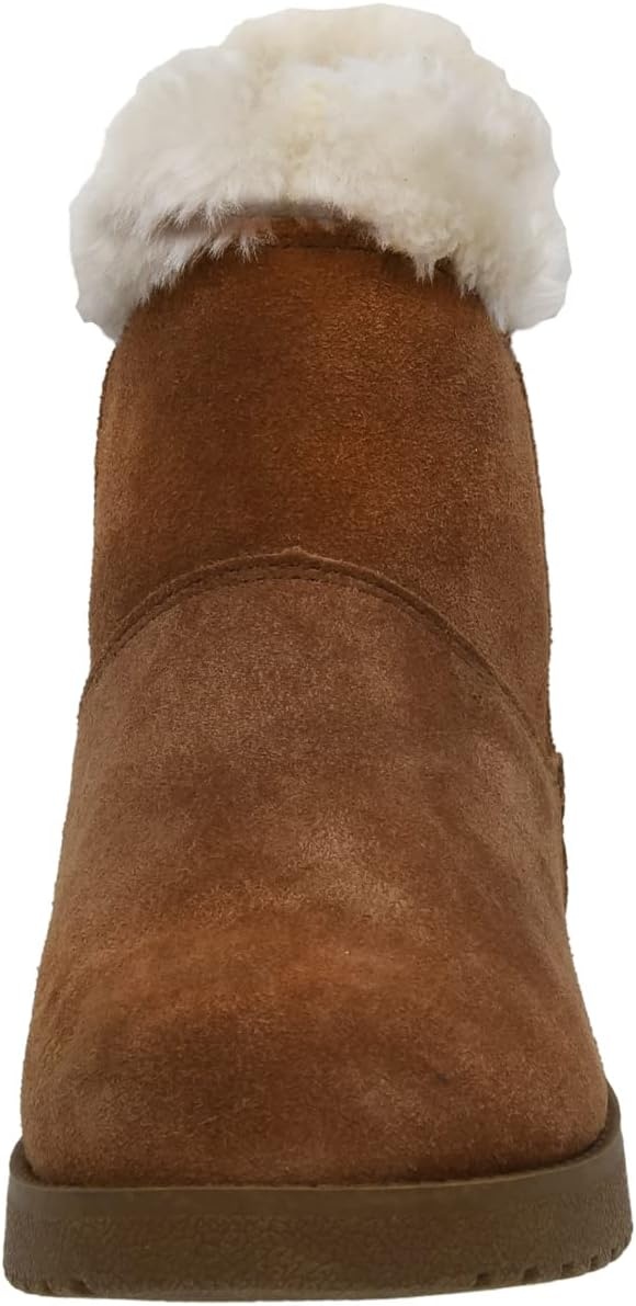 image:imageCUSHIONAIRE Womens Hethrow Genuine Suede pull on boot Memory Foam amp Wide Widths AvailableChestnut Suede