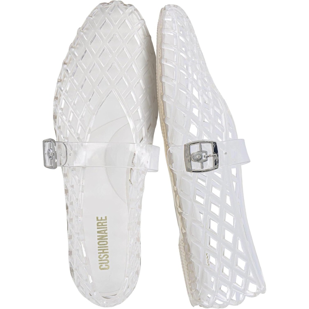 image:imageCUSHIONAIRE Syrup Mary Jane Jelly Ballet Flats for WomenClear