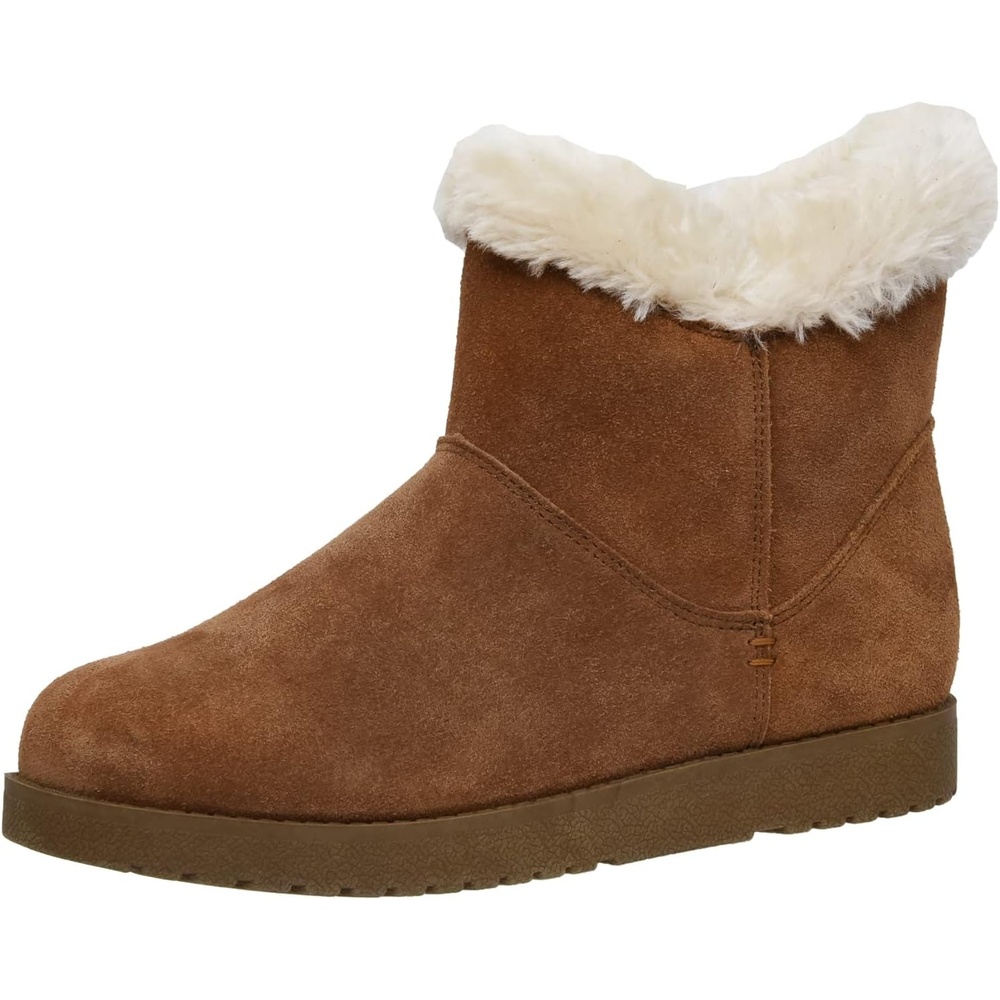 image:imageCUSHIONAIRE Womens Hethrow Genuine Suede pull on boot Memory Foam amp Wide Widths AvailableChestnut Suede