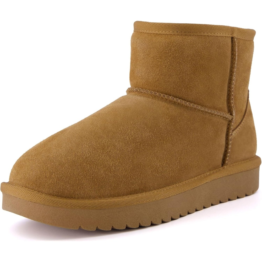 image:imageCUSHIONAIRE Womens Hipster pull on boot Memory FoamChestnut Genuine Suede