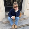 CUSHIONAIRE Casey Genuine Suede Moccasin Slippers for Women, Cozy House Shoes with Moc Toe and Penny Loafer Strap(Sand)