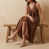 CUSHIONAIRE Elche Closed Toe Wedge Sandals for Women, Platform Espadrilles Heels With Adjustable Buckle(Natural)