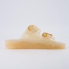 CUSHIONAIRE Gummie Slip On Jelly Sandals for Women(Champagne)