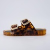 CUSHIONAIRE Gummie Slip On Jelly Sandals for Women(Tortoise)