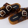 CUSHIONAIRE Gummie Slip On Jelly Sandals for Women(Tortoise)