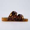 CUSHIONAIRE Gummie Slip On Jelly Sandals for Women(Tortoise)