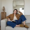 CUSHIONAIRE Lute Genuine Suede Leather Clogs for Women Indoor and Outdoor – Comfortable Slip On Womens Clogs with Cushioned Footbed(Chestnut)