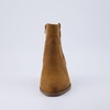 CUSHIONAIRE Outlaw Cowboy Boots for Women, Western Ankle Booties(Brown)