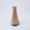 CUSHIONAIRE Outlaw Cowboy Boots for Women, Western Ankle Booties(Taupe)
