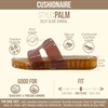 CUSHIONAIRE Palm Slides Jelly Sandals for Women, Shower Shoes for Beach(Whiskey)
