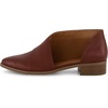 CUSHIONAIRE Puck Low-Cut Ankle Shootie Style Womens Shoes, Low Heel Ankle Booties for Women with Memory Foam(Whiskey)
