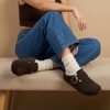 CUSHIONAIRE Rusty Genuine Leather Clogs for Women, Comfortable Slip On Womens Shoes with Adjustable Buckle and Soft Memory Foam(Chocolate)