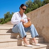 CUSHIONAIRE Saby Slingback Kitten Heels for Women, Pointed Toe Pumps with Adjustable Ankle Strap for Casual Dressy Wear(Ivory Smooth)