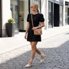 CUSHIONAIRE Talisa Espadrilles for Women, Closed Toe Wedge Sandal with Elastic Ankle Strap and Jute Wrapped Sole(Beige)