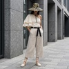 CUSHIONAIRE Talisa Espadrilles for Women, Closed Toe Wedge Sandal with Elastic Ankle Strap and Jute Wrapped Sole(Beige)