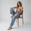 CUSHIONAIRE Tapas Canvas Mary Jane Flat Espadrilles for Women, Cushioned Comfort Closed Toe with Adjustable Strap(Beige)