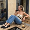 CUSHIONAIRE Tapas Canvas Mary Jane Flat Espadrilles for Women, Cushioned Comfort Closed Toe with Adjustable Strap(Black)