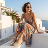 CUSHIONAIRE Tuti Platform Espadrilles for Women, Multicolor Woven Closed Toe Wedge Sandals with Adjustable Ankle Strap and Cushioned Footbed(Natural Raffia)
