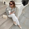 CUSHIONAIRE Wit Hand Woven Womens Flats, Comfortable Mary Jane Ballet Flat with Adjustable Buckle Braided Strap and Cushioned Memory Foam(Cream)