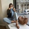 CUSHIONAIRE Wit Hand Woven Womens Flats, Comfortable Mary Jane Ballet Flat with Adjustable Buckle Braided Strap and Cushioned Memory Foam(Latte)