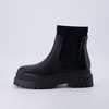 CUSHIONAIRE Women’s Dee Chelsea Stretch boot +Memory Foam, Wide Widths Available(Black)