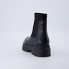 CUSHIONAIRE Women’s Dee Chelsea Stretch boot +Memory Foam, Wide Widths Available(Black)