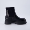 CUSHIONAIRE Women’s Dee Chelsea Stretch boot +Memory Foam, Wide Widths Available(Black)