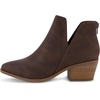 CUSHIONAIRE Women’s Elodie Ankle Boot +Memory Foam, Wide Widths Available(Brown)