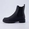CUSHIONAIRE Women’s Felix slip on chelsea boot +Memory Foam, Wide Widths Available(Black)