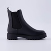 CUSHIONAIRE Women’s Felix slip on chelsea boot +Memory Foam, Wide Widths Available(Black)