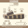 CUSHIONAIRE Women’s Kudos Platform Slide Sandals | Casual Sandals(Natural Black)